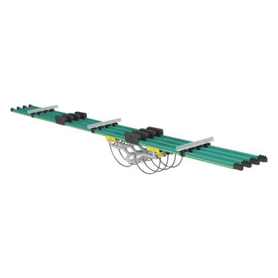 Conductor Busbar Crane Safety Power Supply Trolley Sliding 4P 120A