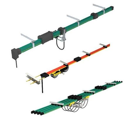 Double Head Current Collectors For Rail Inspection Robotic Slip Wire